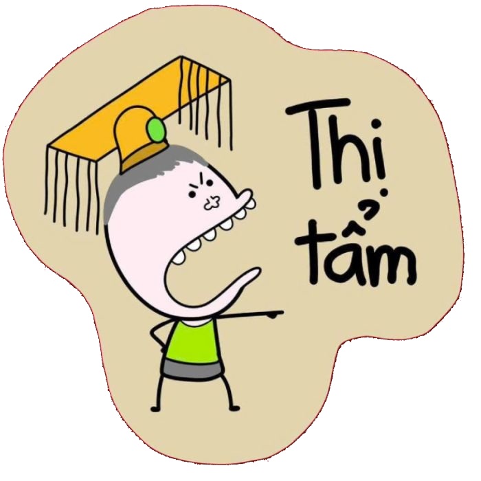 nhân vật nói thì thầm sticker hài
