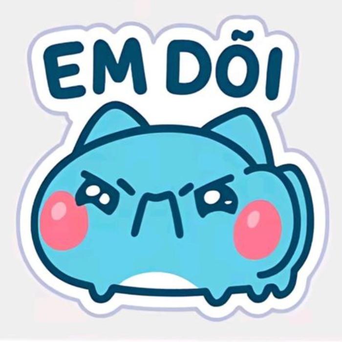 sticker chữ cho hội thoại bạn bè