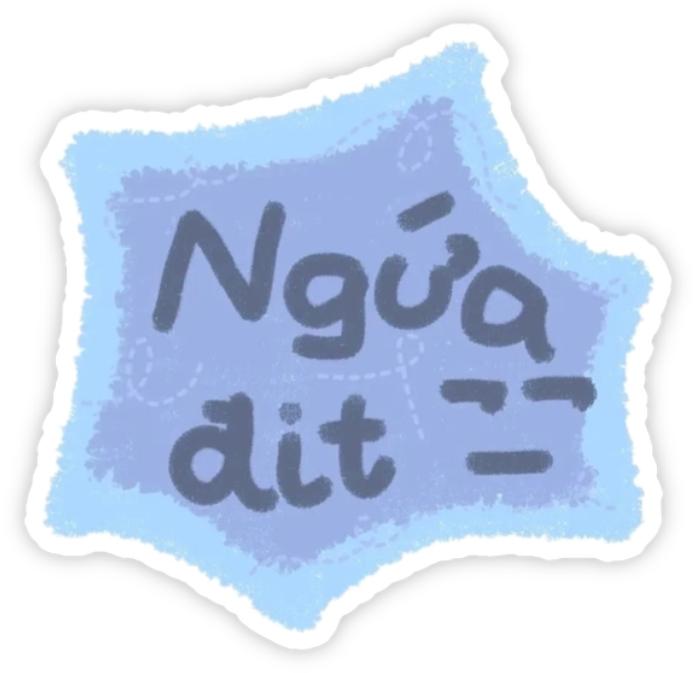 sticker chữ cho tin nhắn nhanh