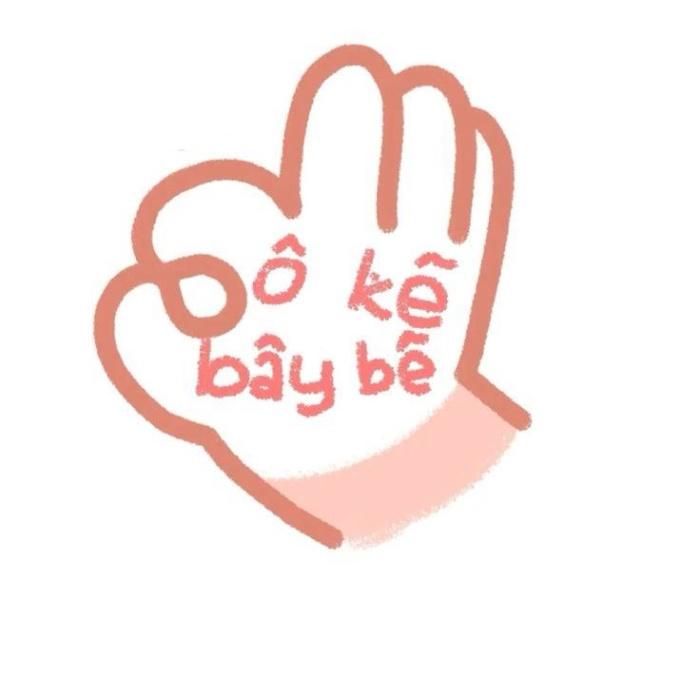 sticker chữ dùng trong chat nhóm