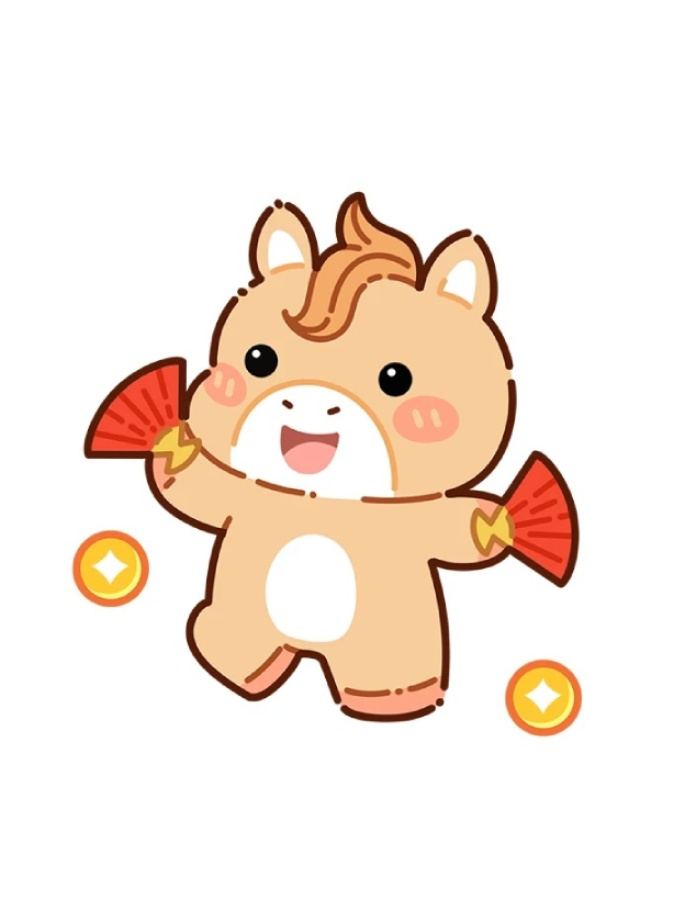 sticker tết dùng chat ngày xuân