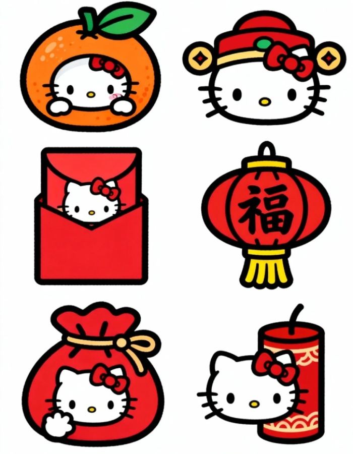 sticker tết tin nhắn chúc mừng năm mới