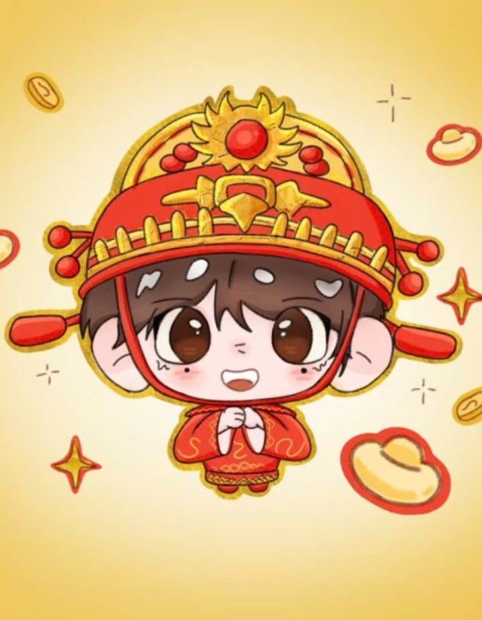 sticker tết tin nhắn đầu năm thêm