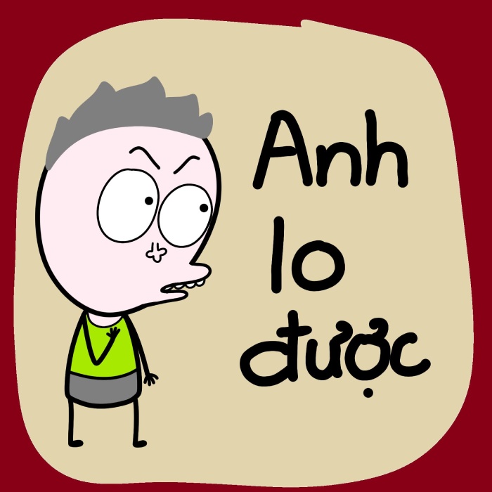 sticker trần bơm hợp bình luận mạng