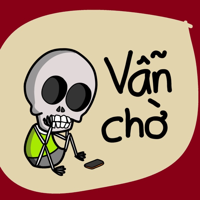 sticker trần bơm phong cách meme lầy