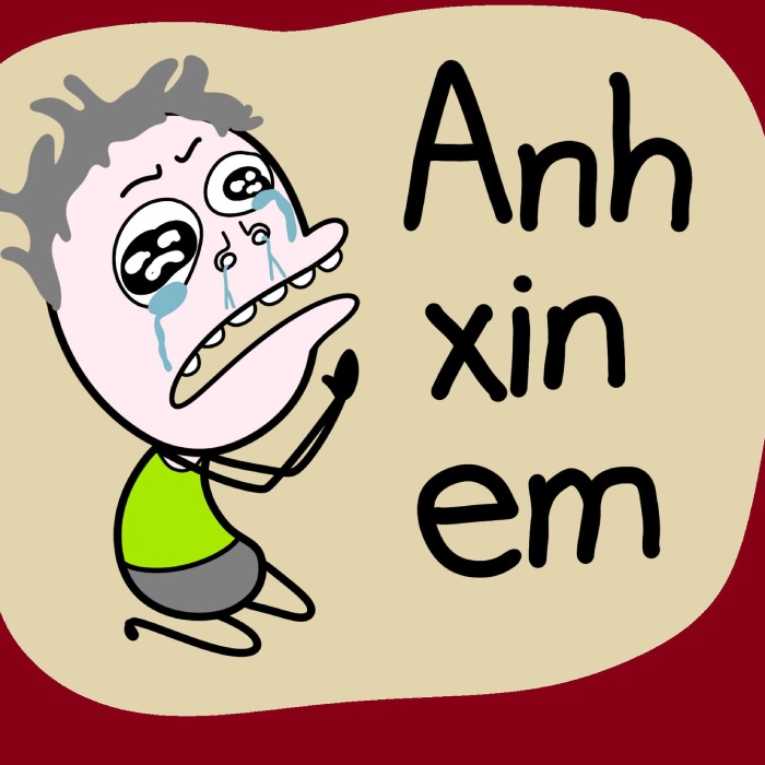 sticker trần bơm tạo điểm nhấn chat