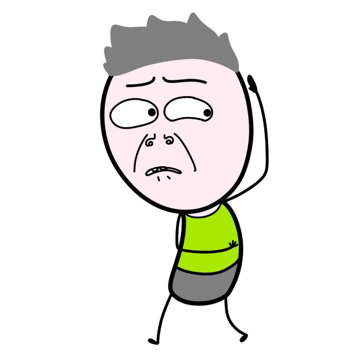 sticker trần bơm thể hiện thái độ vui