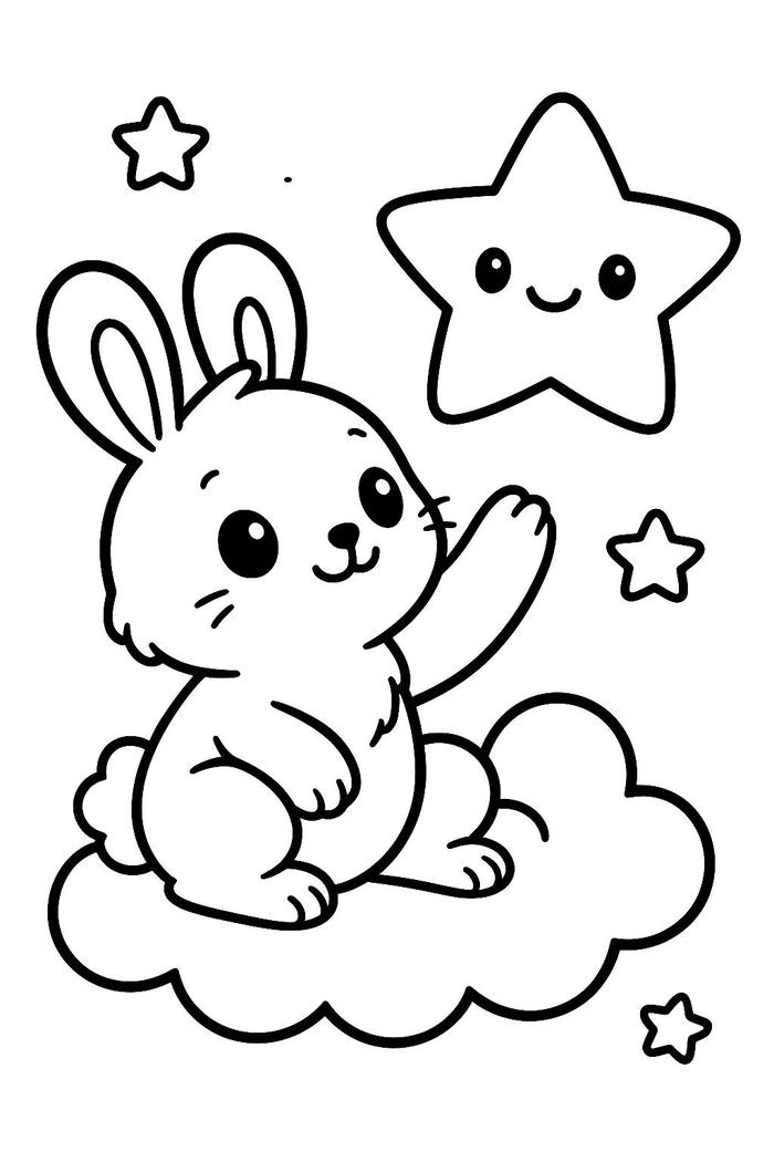 tô màu cho bé 4-5 tuổi động vật đáng yêu