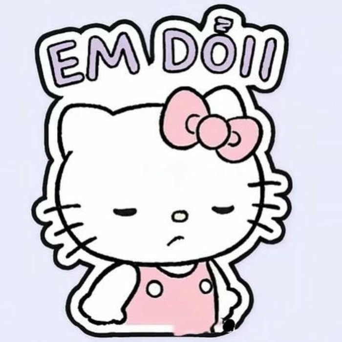 tương tác trực tuyến sticker dễ thương