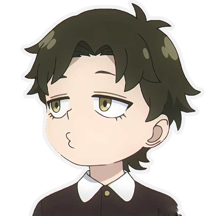 yuta okkotsu sticker anime ánh mắt mệt