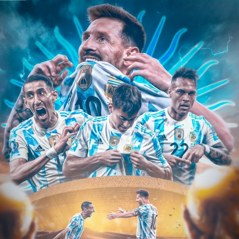 Ảnh avatar bóng đá đẹp Argentina vô địch World Cup