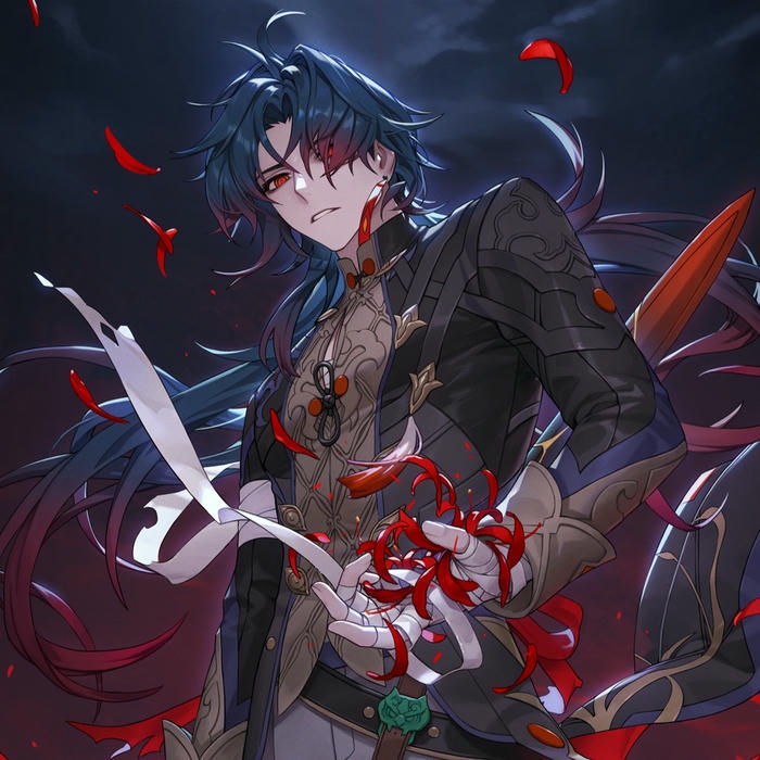 Ảnh đại diện nam chàng trai bị dây đỏ trói