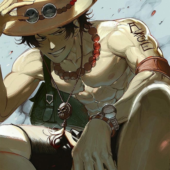 Avatar cho nam chàng trai đội mũ rơm cười tươi