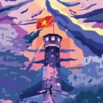 Avatar quốc kỳ hình nền cờ việt nam cột cờ trên núi