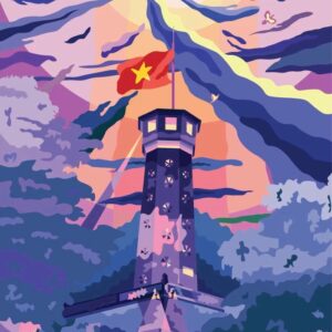 Avatar quốc kỳ hình nền cờ việt nam cột cờ trên núi