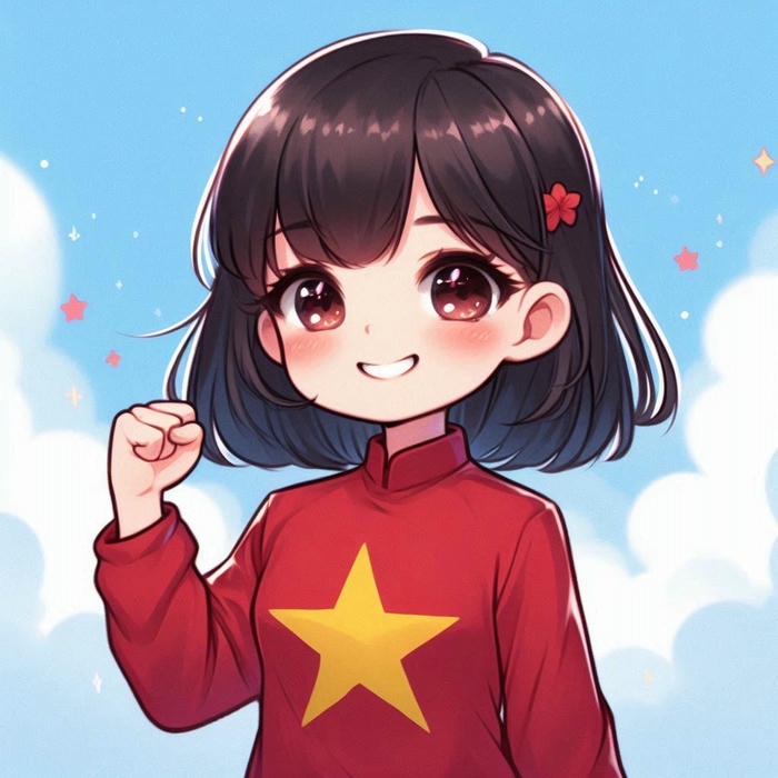 Avatar việt nam cute bé gái tóc ngắn dễ thương