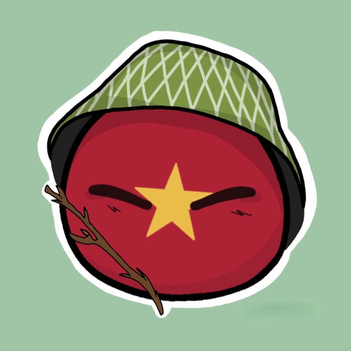 Avatar việt nam cute nhân vật tròn đội mũ cối