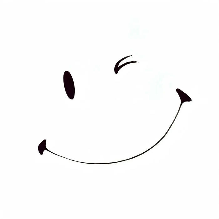 Các alt avatar trắng sạch sẽ mặt cười nháy mắt đơn giản