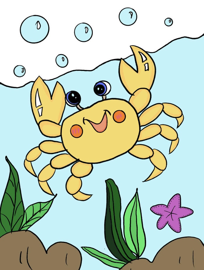 Con cua chibi nhìn là thấy vui