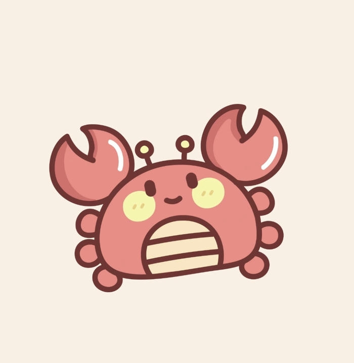 Cua chibi dáng thấp hai càng to bự