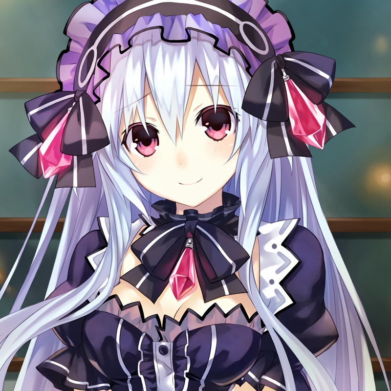 Hình ảnh avatar cute nữ phong cách lolita tím đen