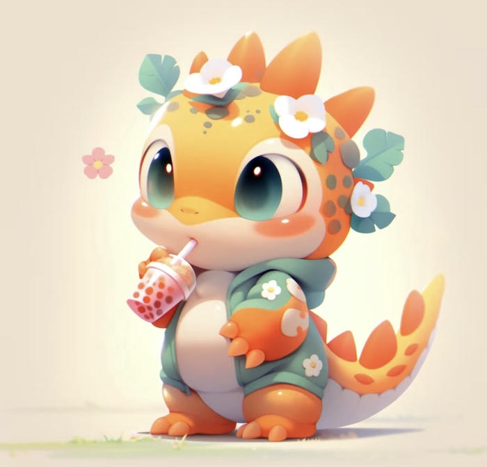 Hình ảnh rồng chibi cute dễ thương