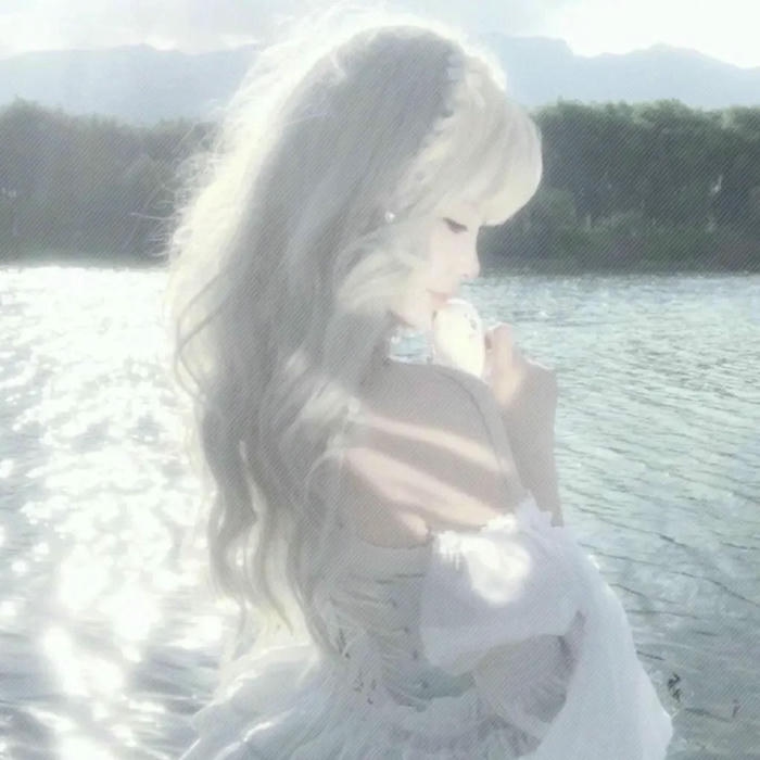 Hình avatar trắng sáng cô gái buồn ngồi bên cửa sổ