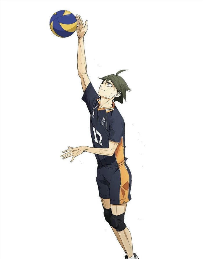 ảnh anime bóng chuyền khán đài phía sau