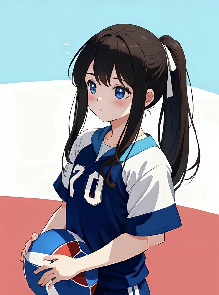 ảnh anime bóng chuyền thi đấu quyết liệt