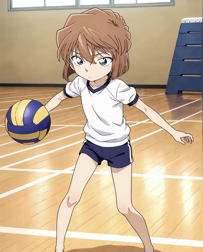 ảnh anime bóng chuyền tư thế chuẩn xác