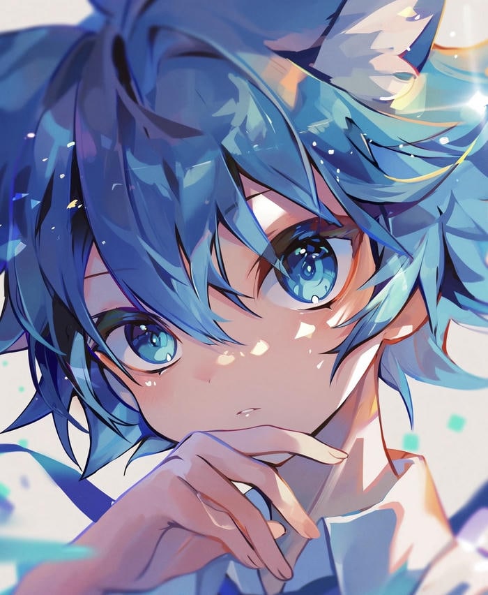 ảnh anime cute nam đời thường