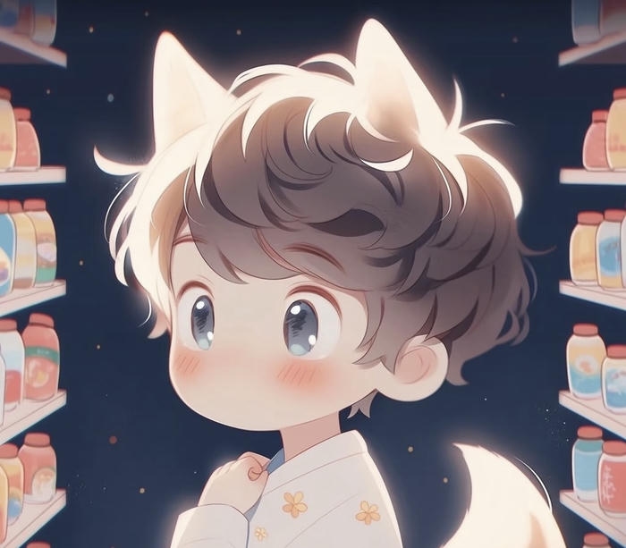 ảnh anime cute nam khuôn mặt trẻ