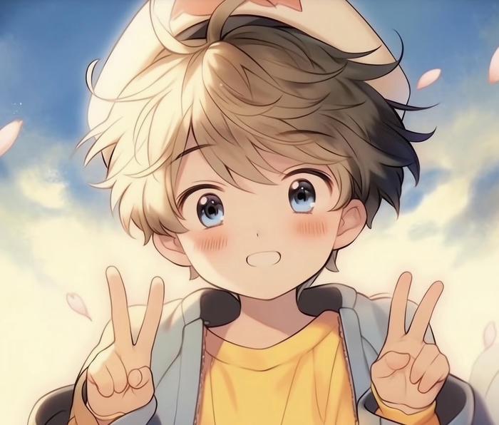 ảnh anime cute nam nét vẽ đẹp