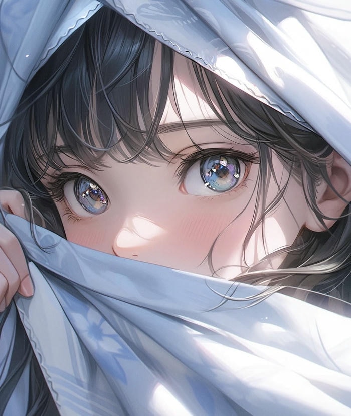 ảnh anime mắt long lanh cuốn hút