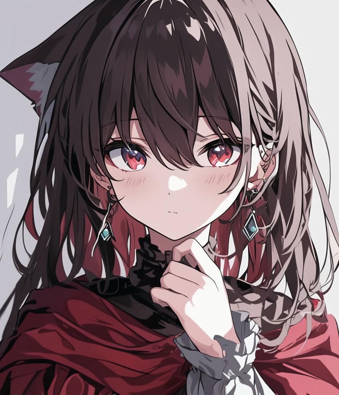 ảnh anime mắt trầm lắng yên bình