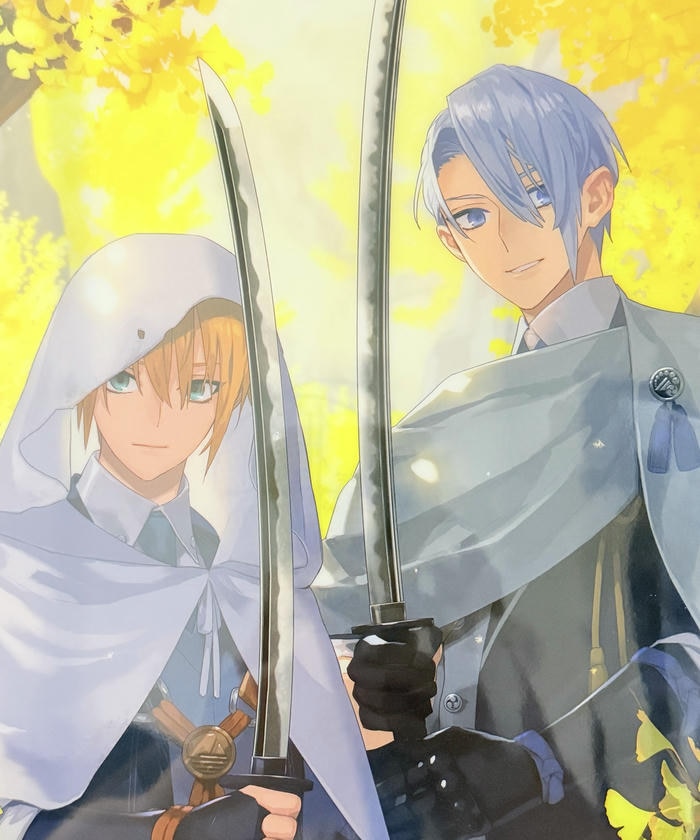 ảnh anime nam cầm kiếm katana lưng thẳng