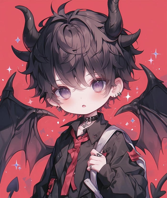 ảnh anime nam chibi ánh nhìn ngây ngô