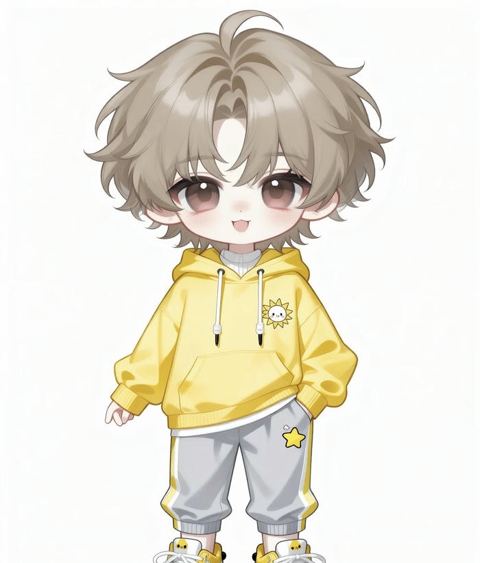 ảnh anime nam chibi chiều cao khiêm tốn