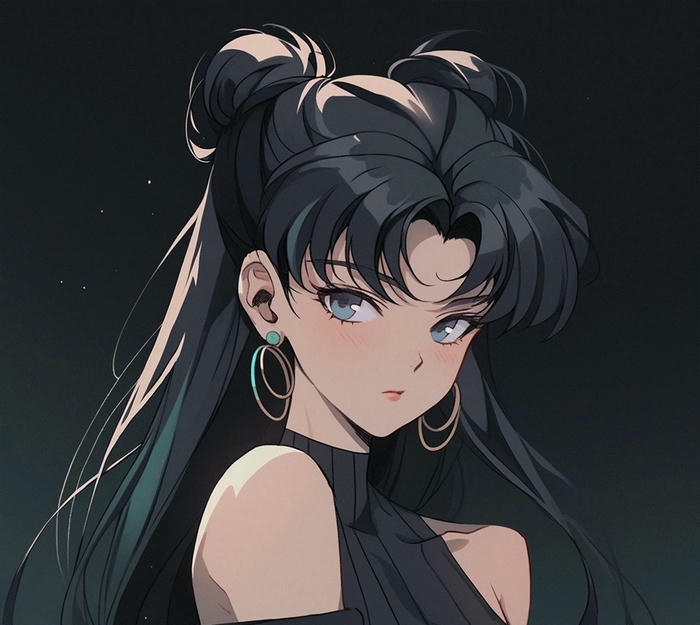 ảnh anime ngầu ánh mắt sâu thẳm