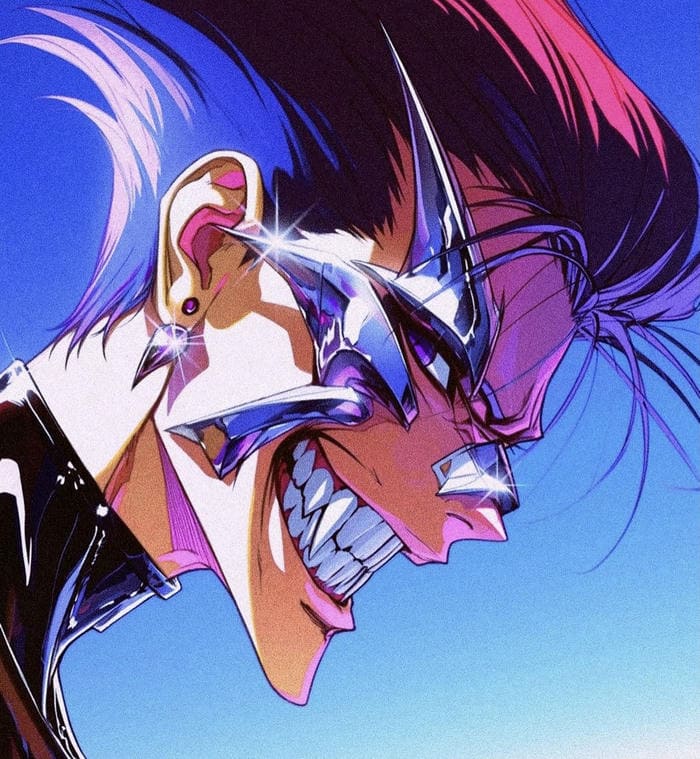 ảnh anime ngầu ánh sáng tương phản