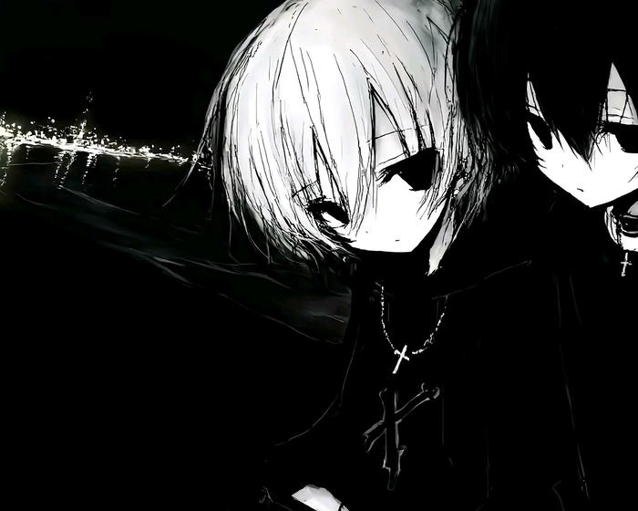 ảnh anime ngầu áo khoác dài đậm