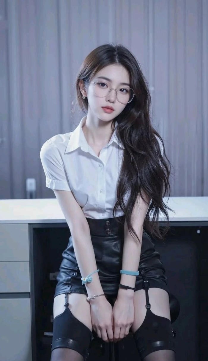 ảnh gái văn phòng tạo dáng dễ thương