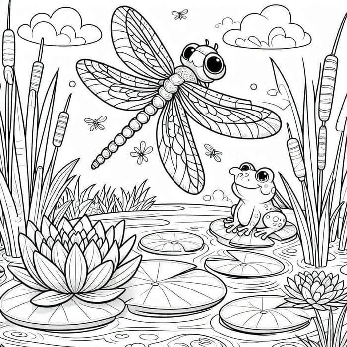 ảnh tô màu con vật và cảnh vật quanh ta