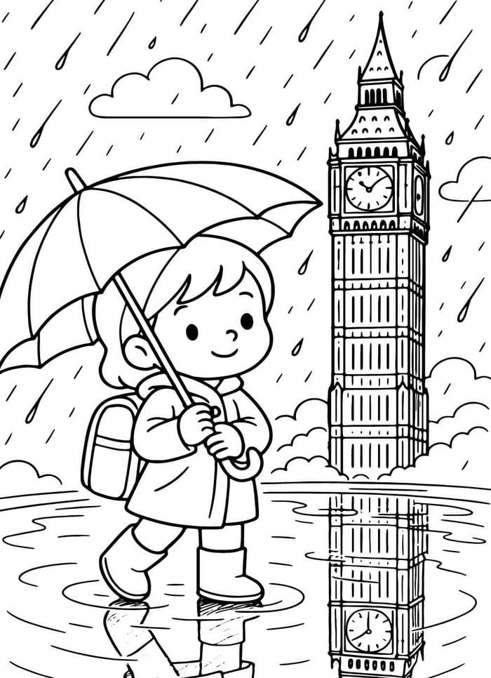 ảnh tranh tô màu bạn gái nhỏ nhắn