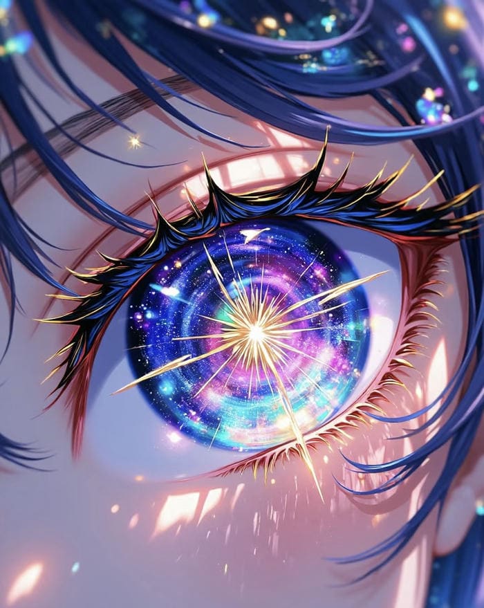 anime mắt long lanh thuần khiết