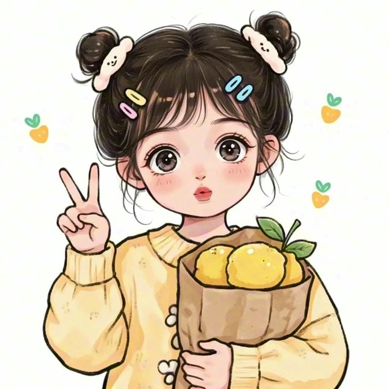 avatar cute nữ đáng yêu ngộ nghĩnh