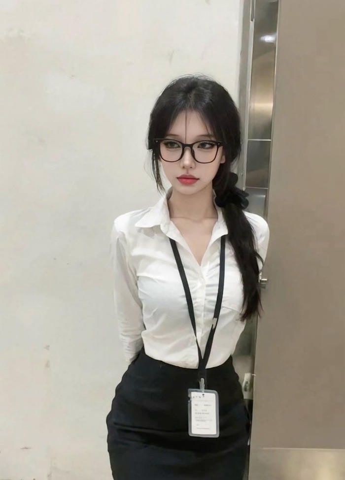 bộ đồ bó sát ảnh gái văn phòng đẹp