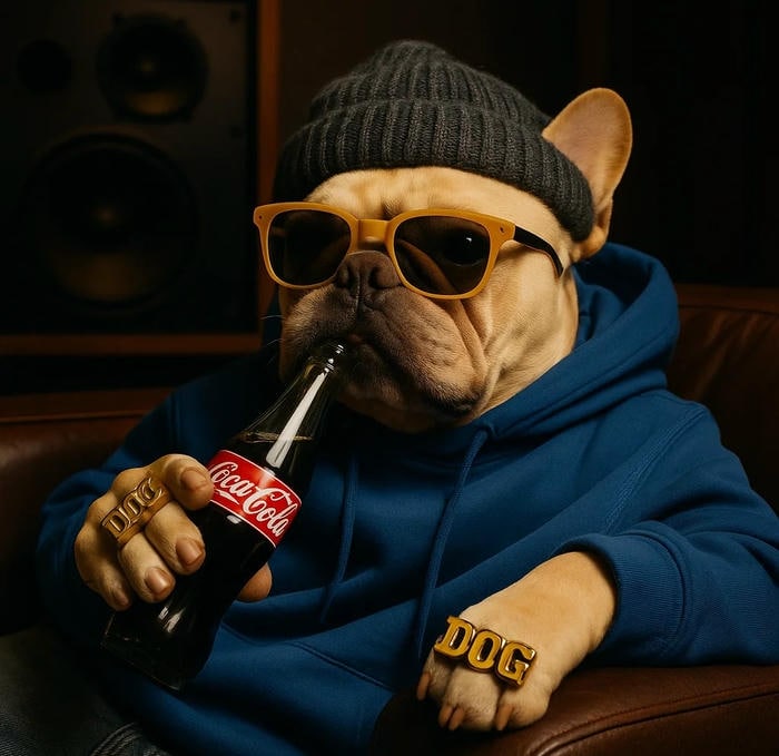 gương mặt khó ở meme chó bựa đeo kính