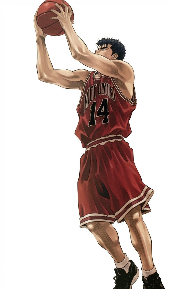 hình ảnh anime bóng rổ bóng bay cao