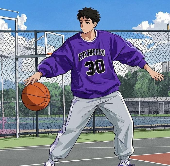 hình ảnh anime bóng rổ nhà thi đấu